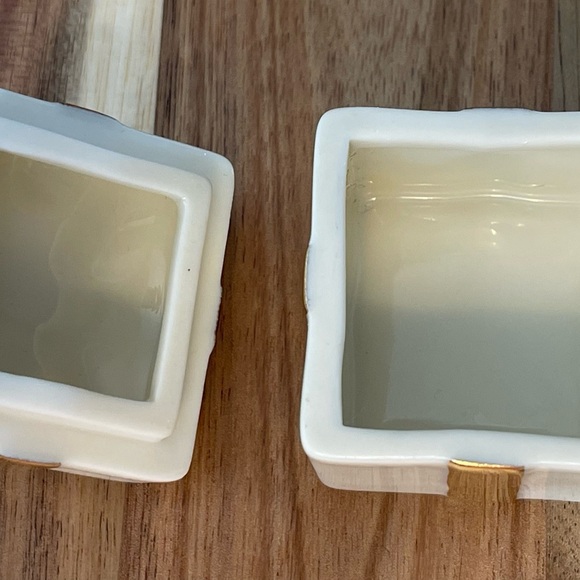 Two Lenox Gold Trinket Box- Vintage Porcelain - Picture 3 of 5